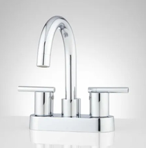 Signature Hardware 418157 Lindo 1.2 GPM Centerset Bathroom Faucet - Chrome - $90.90