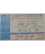 Porno For Pyros Original 1993 Ticket Stub Wilmers Park Maryland NM I.M.P... - €10,91 EUR