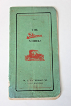 Vintage 1911  &quot;The Paterson Models &quot;booklet - $14.24