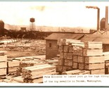 RPPC Lumber da Campo E Sawmills TACOMA Wa Washington Unp Cartolina C15 - $20.46