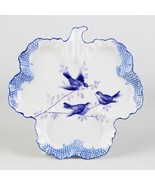Royal Rudolstadt Blue Birds Three Leaf Clover Shape Tray, Antique Prussi... - £31.45 GBP
