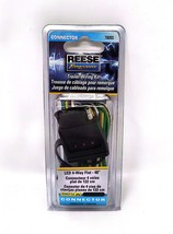 REESE Wiring Connector, 4-Way Flat Vehicle End, 48 in. Length Wire w/LED #78090 - £5.59 GBP