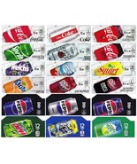 (18) COKE OR SODA VENDING MACHINE 12oz &quot;CAN&quot;  VEND LABEL VARIETY PACK -N... - £19.42 GBP