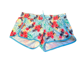 Tipsy Elves Size Small Floral Print Board Shorts Drawstring Tie Waist - £13.26 GBP