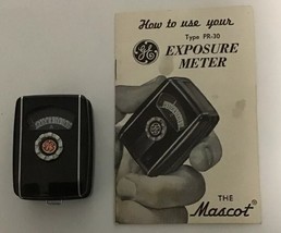 Vintage GENERAL ELECTRIC Mascot Exposure Light Meter PR-30 Photography P... - $22.05