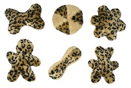 Mammoth Pet Products Jungle Plush Dog Toys Assorted 1ea/54 Piece - £9.43 GBP
