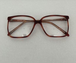 VTG New St Moritz Midtown Hipster Tortoise Plastic RX Eyeglass Frames 57-16-145 - $20.00