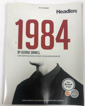 1984 Par George Orwell Santa Monica Spectacle Arts Centre Théâtre Program - $8.87
