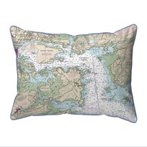 Betsy Drake Portsmouth Harbor, NH Nautical Map Extra Large Zippered Indoor - £63.30 GBP