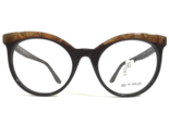 Etro Eyeglasses Frames ET2634 211 Brown Paisley Oversized Cat Eye 52-20-140 - $70.06