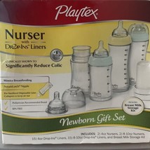Playtex Baby Nurser Bottle Gift Set w/Pre Sterilized Disposable Drop  In... - £24.92 GBP