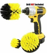 3Pcs Home Drill Brush Attachment Power Scrubber Car Cleaning Kit Combo S... - $16.99