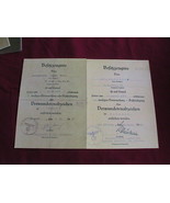 WW11 German Wound Badge  Documents Black - $121.58 MXN
