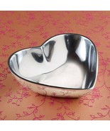 Heart 4845 Serving Bowl Food Safe Aluminum 6&quot; L Silver - $33.94 CAD