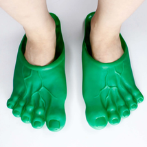 Feet Slippers Bigfoot Shoes Toe Slides Flats Party FunnyPVC Funny Bare  Sandals  - £22.00 GBP