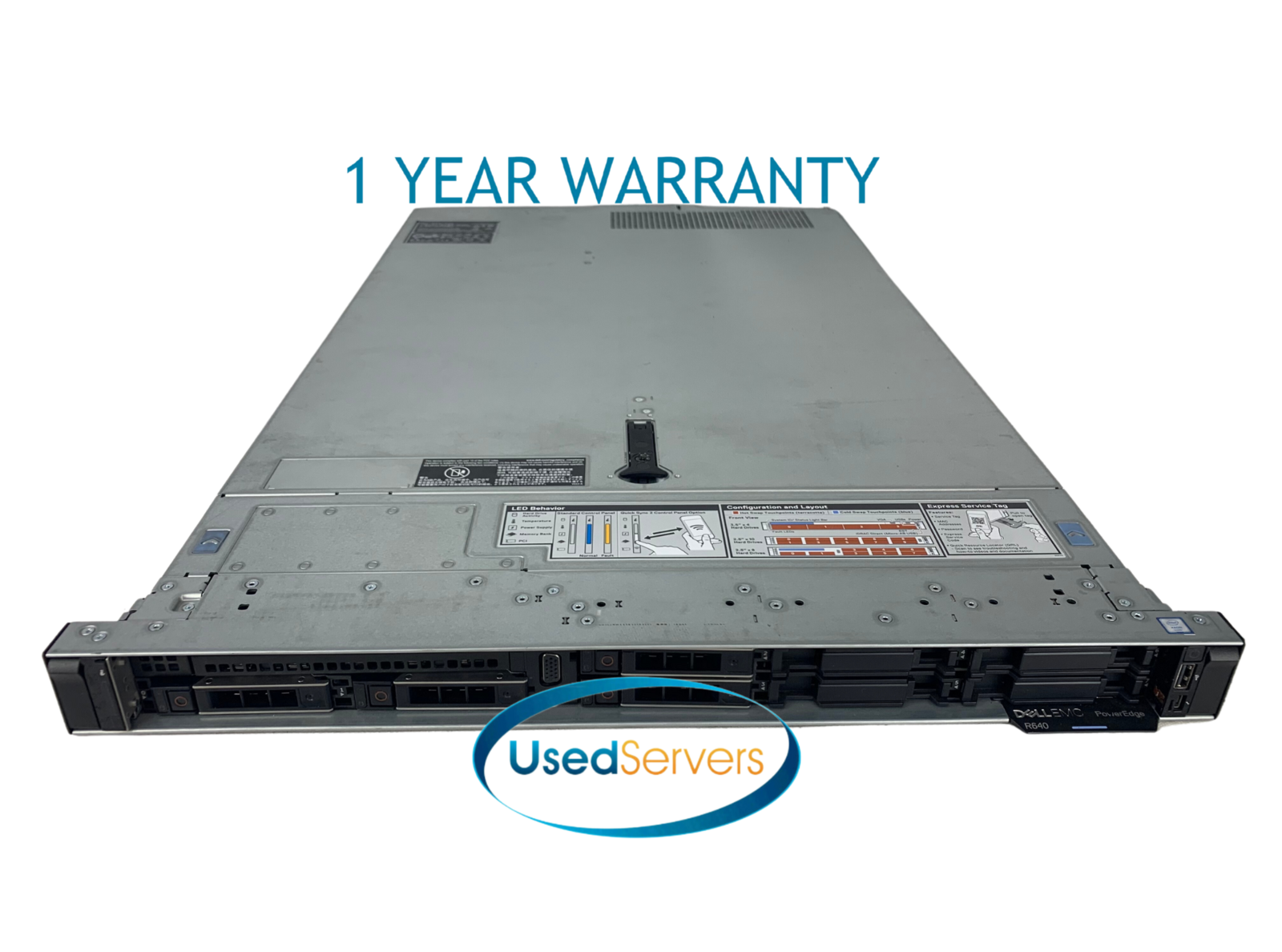 Poweredge R640 8 2xGold 5115 2.4GHZ=20cores 64GB 4x1.2TB 12G SAS H730P - $710.85