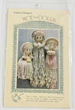 Cotton Ginny&#39;s Mop-Dolls 1990 MD32 Pattern By Ginny - $9.74