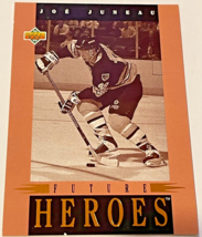 1993-94 Upper Deck Hockey Future Heroes JOE JUNEAU #35 of 36 Boston Bruins - £9.37 GBP