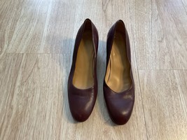 Vintage Bally Shoes Leather Medium Heel Brown Size 9, EU 39.5 Women’s Italy Styl - £35.76 GBP