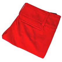 New York &amp; Company 7th Avenue Runway Fit Slim Leg Pants Size 12 Red Busi... - £27.69 GBP