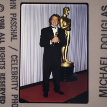 1988 Michael Douglas Oscars Best Actor Winner Celebrity Transparency Slide - £10.93 GBP