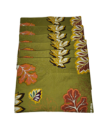 Set of 6 Better Homes &amp; Gardens Placemats Fall Foliage Autumn Table Sett... - £14.45 GBP