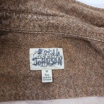 Cabela's RN#56835 Men's Brown Cotton Long Sleeve Heavyweight Shirt Size Medium image 3
