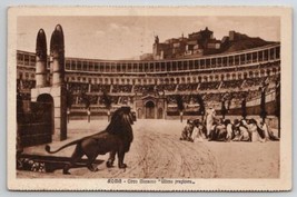 Rome Circus Maximus The Last Prayer Interior Of The Colosseum Postcard D38 - $4.95