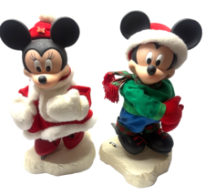 Santa&#39;s Best Mickey &amp; Minnie Mouse 20&quot; Animated Vintage Christmas Skatin... - $198.00
