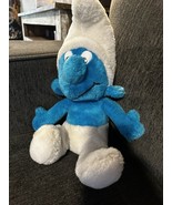 Smurf Bean Bag Plush 1979 Schleich Peyo Wallace Berrie Co. Vintage - $160.03 MXN