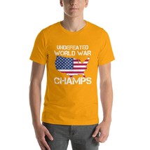 Undefeated World War Champs ,T-Shirt Day Patriotic  USA, America Shirt, ... - £18.35 GBP