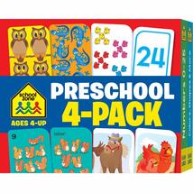 School Zone - Preschool 4-Pack Flash Cards - Ages 4+, Colors, Shapes, Nu... - £6.06 GBP