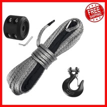 Ultra-Strong 50ft Synthetic Winch Rope 10,000lbs - Lightweight, Durable ... - $667.04 MXN