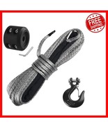 Ultra-Strong 50ft Synthetic Winch Rope 10,000lbs - Lightweight, Durable ... - $667.04 MXN