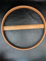 1940 Slingerland 12 In Cloud Badge Snare Drum Bottom Hoop Wood Maple Rep... - $1,328.48 MXN