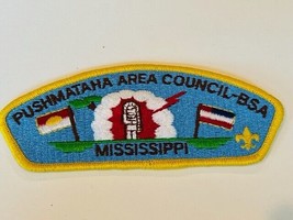Boy Scouts Cub Girl Patch Vtg Council Badge Memorabilia Pushmataha Missi... - £13.16 GBP