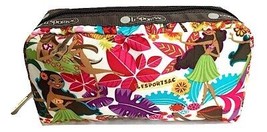 Le Sportsac Sweet Wahine Hawaii Exclusive Rectangular Cosmetic Bag Free Ship Nwt - £49.61 GBP