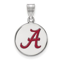 Sterling Silver LogoArt University of Alabama Medium Enameled Charm Pendant - $67.57