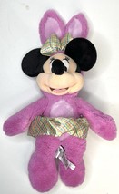 Disney Store Minnie Mouse Plush Pink Easter Bunny Costume 18 Stuffed Ani... - $14.63