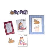 My Mind&#39;s Eye My Pet Bunny Scrapbook Die Cuts Frames 8 Piece Set - $5.95