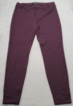 Liverpool Jeggings Pants Women&#39;s Size 10/30 Purple Stretch Rayon Blend P... - £15.65 GBP