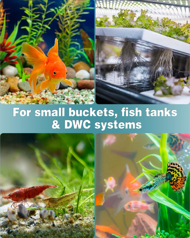 Pawfly Aquarium Air Stone 1 Inch, Fish Tank Air Stone Aerator Bubble Diffuser fo Item image 6