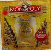Vintage Monopoly Seventieth 70th Anniversary Edition Tin 2005 Board Game... - $82.20 CAD