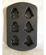 NEW WILTON 6 Cavity 2 Shapes Non Stick Muffin Baking Pan Christmas Holiday - £12.98 GBP