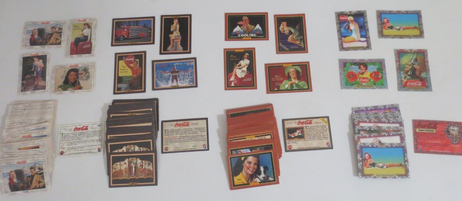 189 Coca-Cola Collector Cards  from 4 different Series - $14.85
