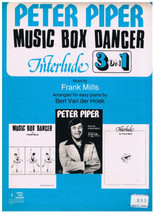 Peter Pan Music Box Danger Interlude Sheet Music 3 on 1 Frank Mills - £3.87 GBP