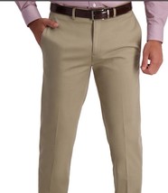 Haggar Men’s Iron Free Premium Khaki, Straight Fit, Comfort Fabric, 40Wx... - $24.70
