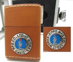 Drunk Rotating metal Full Leather ZIPPO 2005 Unfired Rare - £81.70 GBP