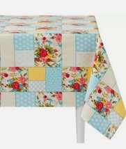 Pioneer Woman ~ Sweet Rose Patchwork ~ 60&quot; x 102&quot; ~ Cloth/Fabric Tablecloth - £23.91 GBP