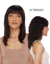 Elegante Brazilian Remy 100% Human Hair Wig &#39;h Trendy&#39; Wet N Wavy Bouncy Curls - £44.04 GBP